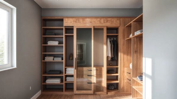 Idées créatives pour un placard sur mesure avec menuisier expert