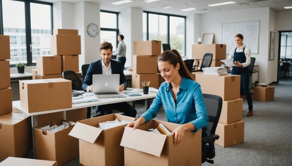 Pack and Go : L'art d'emballer un bureau pour un déménagement